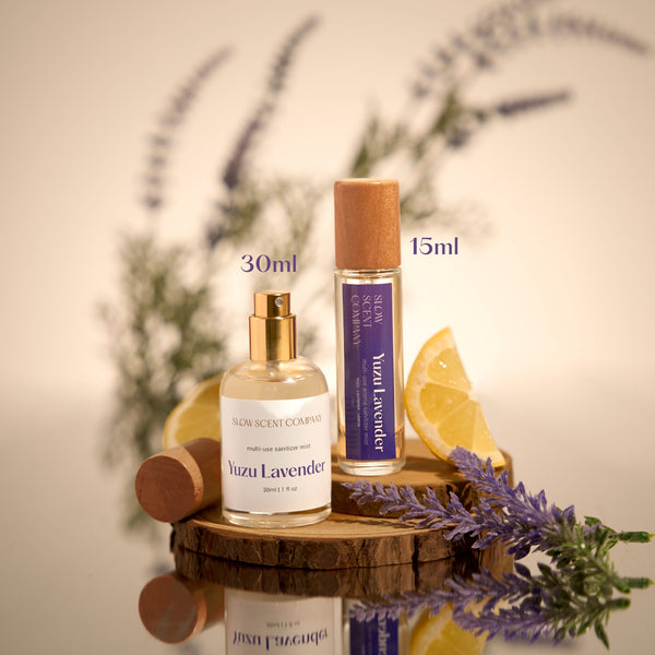 Slow Scent Yuzu Lavender Natural Aroma Multi-use Sanitizer Mist