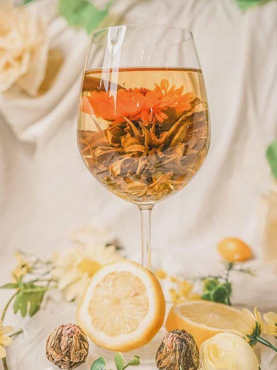 Petale Tea Bom Bom's Gala Blooming Tea | Tea | The Green Collective SG
