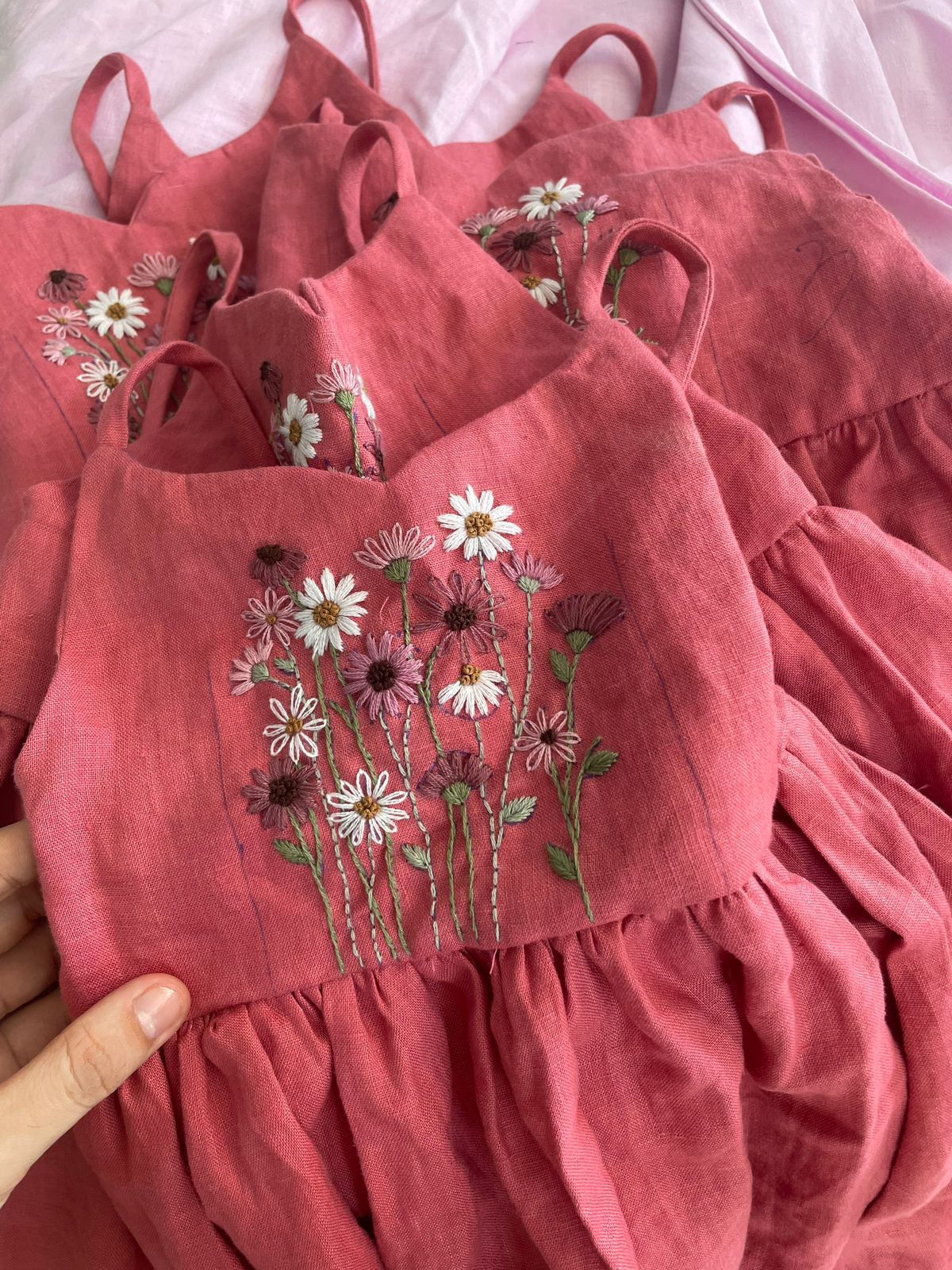 The Purestitch Salmon Floral Dreams Dress