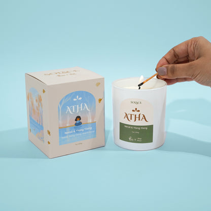 Purple & Pure Solace collection - Scented Soy Candle