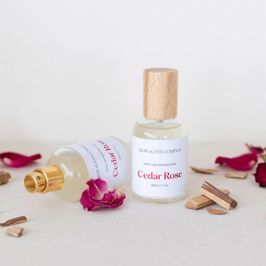 Slow Scent Company Cedar Rose Multi-Use Sanitizer Mist