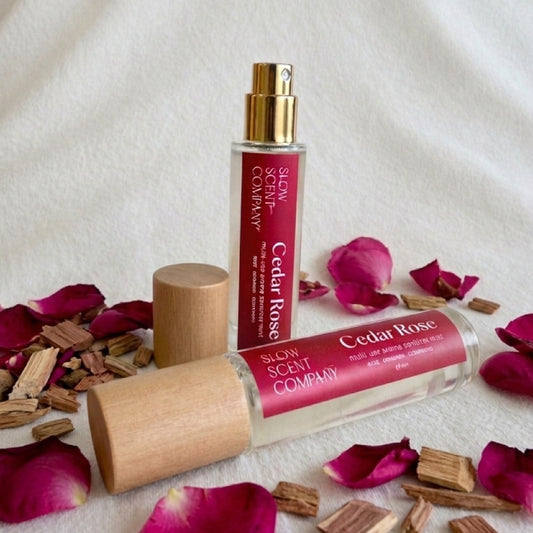 Slow Scent Company Cedar Rose Multi-Use Sanitizer Mist