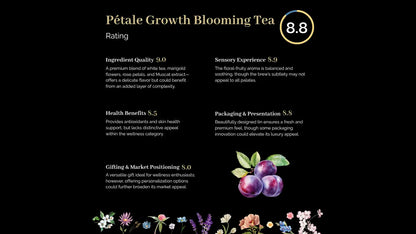Petale Tea Storytelling Tin - Growth Blooming Tea