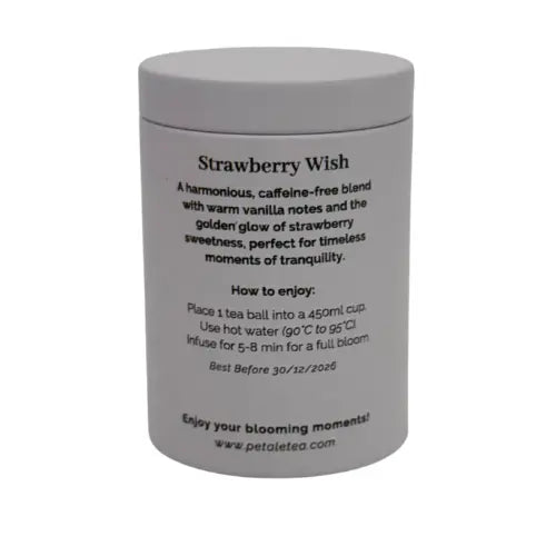 Petale Tea Petite Tin - Strawberry Wish
