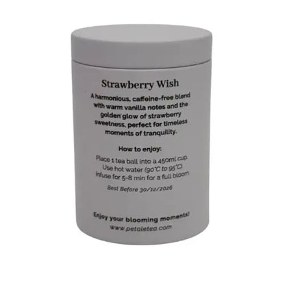 Petale Tea Petite Tin - Strawberry Wish