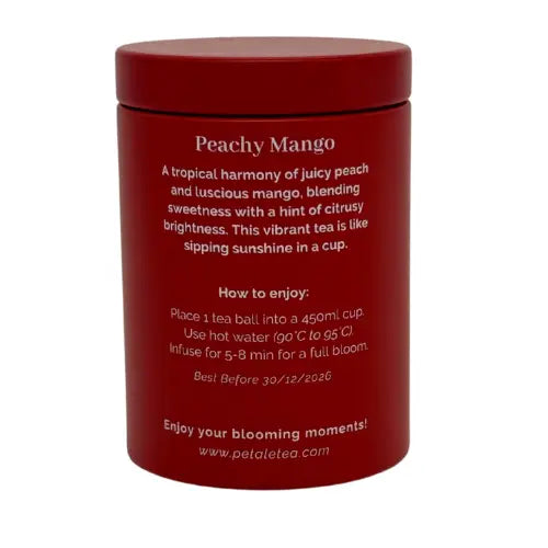 Petale Tea Petite Tin - Peachy Mango