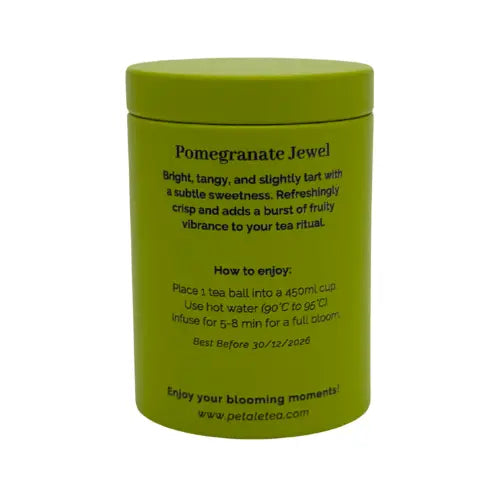Petale Tea Petite Tin - Pomegranate Jewel
