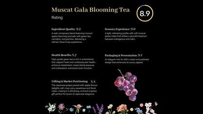 Petale Tea Petite Tin - Muscat Gala Blooming Tea