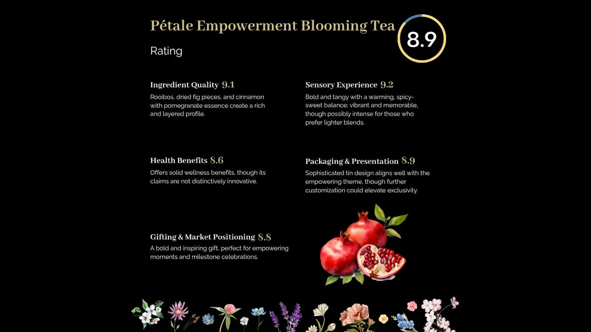 Petale Tea Storytelling Tin - Empowerment Blooming Tea
