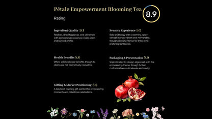 Petale Tea Storytelling Tin - Empowerment Blooming Tea