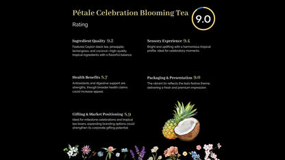 Petale Tea Storytelling Tin - Celebration Blooming Tea