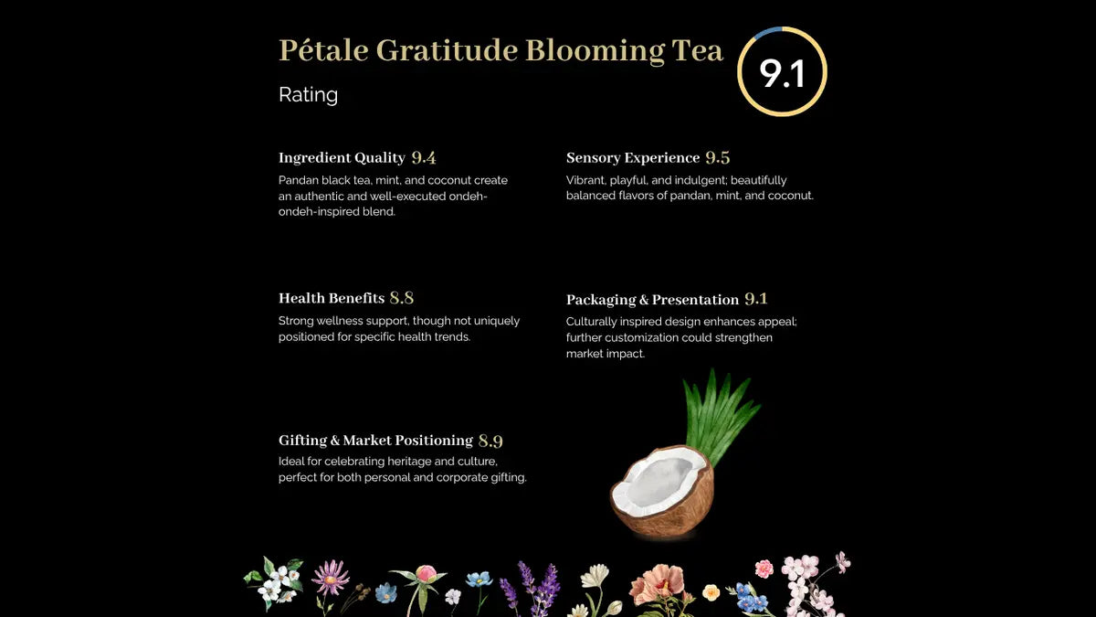 Petale Tea Storytelling Tin - Gratitude Blooming Tea