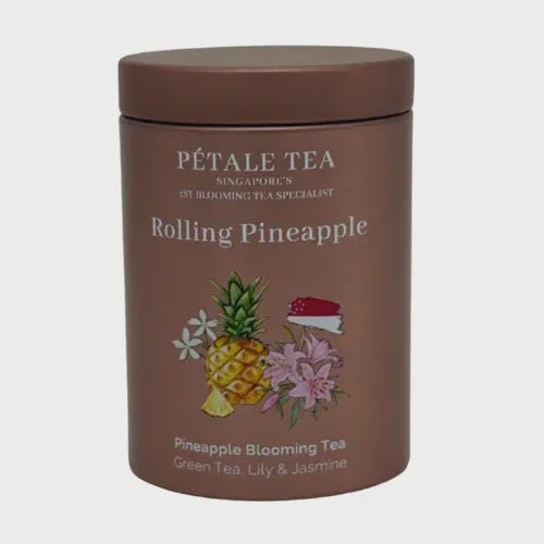 Petale Tea Petite Tin - Rolling Pineapple