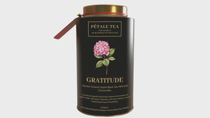 Petale Tea Storytelling Tin - Gratitude Blooming Tea