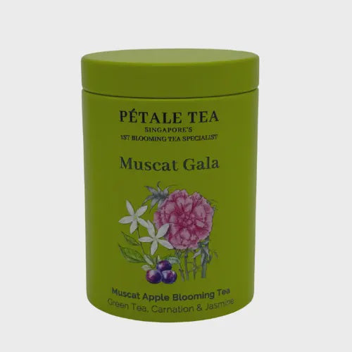 Petale Tea Petite Tin - Muscat Gala Blooming Tea