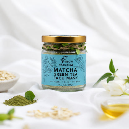 Glownatureal Matcha Green Tea Face Mask & Exfoliator