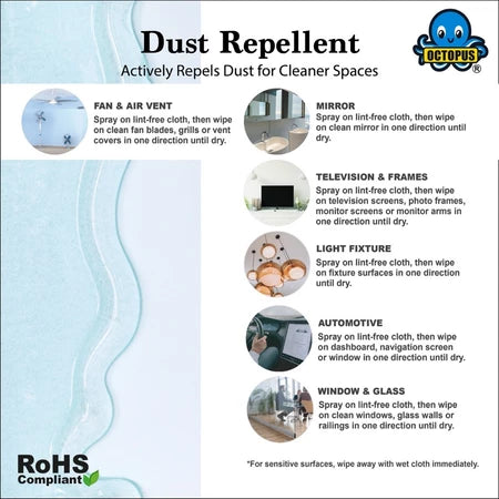 Octopus Anti-Static Dust Repellent  Spray 200ml