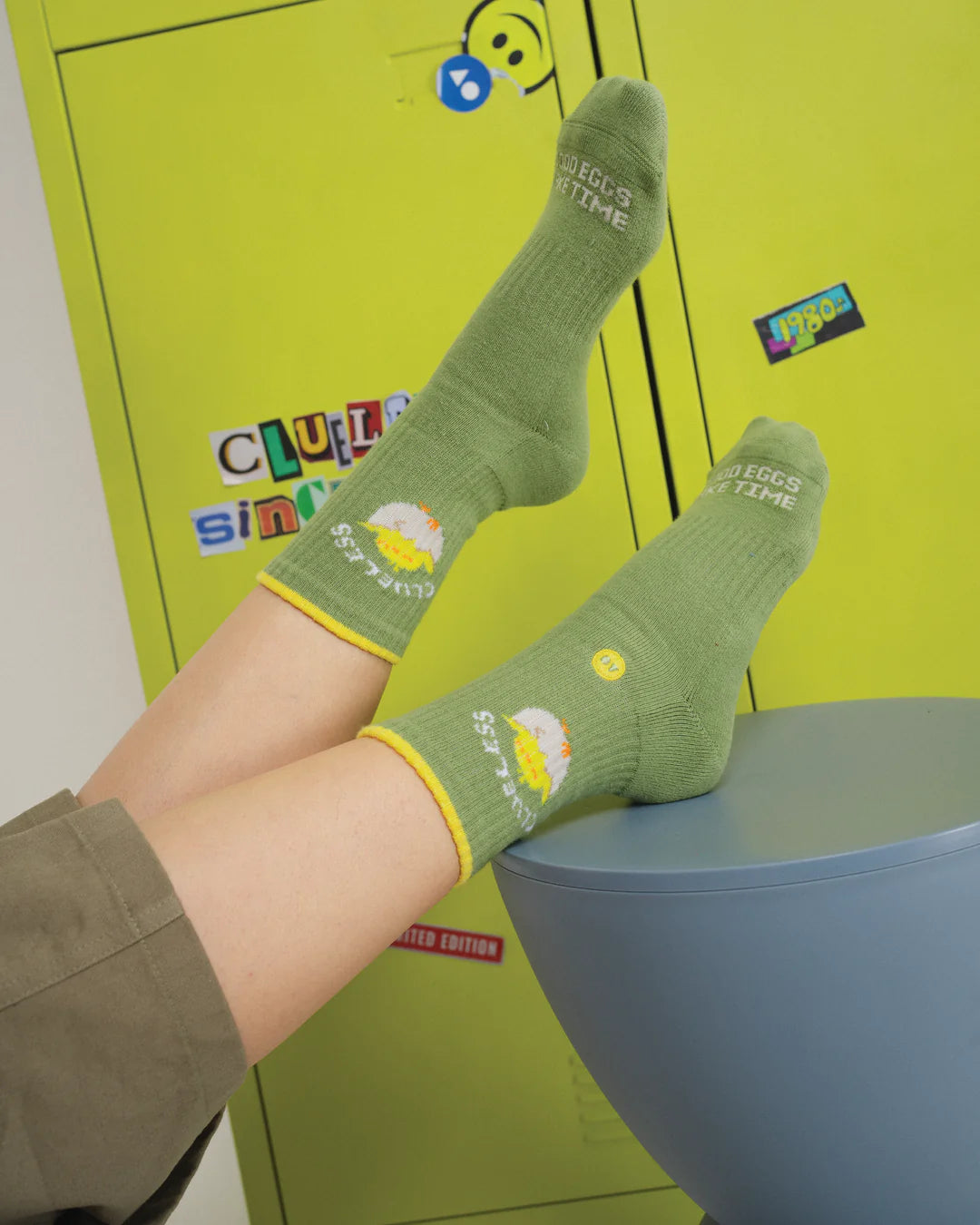 Taking Toes Talking Toes Clueless Egg Athletic Sock