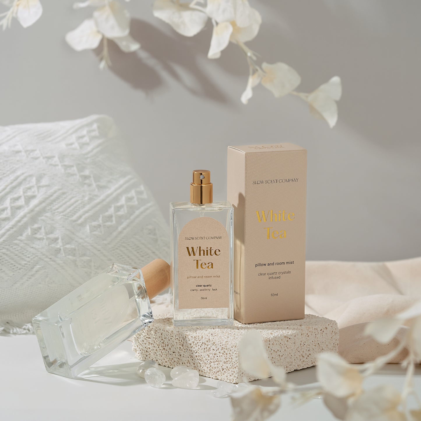 Slow Scent Company White Tea Pillow and Room Mist