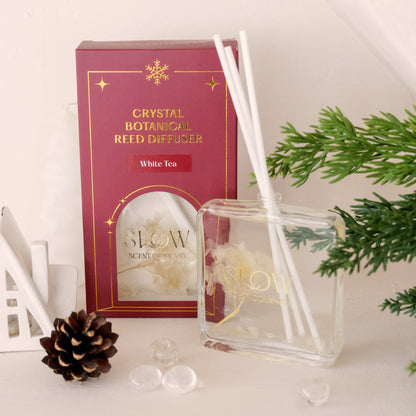 Slow Scent Christmas Reed Diffuser - Elegant Christmas Aroma Gift