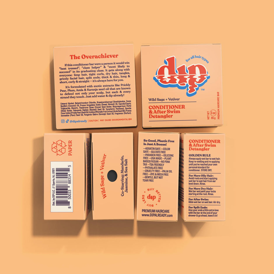 The Dip Conditioner Bar – Salon-Grade Conditioner for All Hair Types (Large)