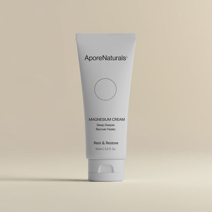 AporeNaturals Magnesium Cream for Better Sleep & Muscle Recovery