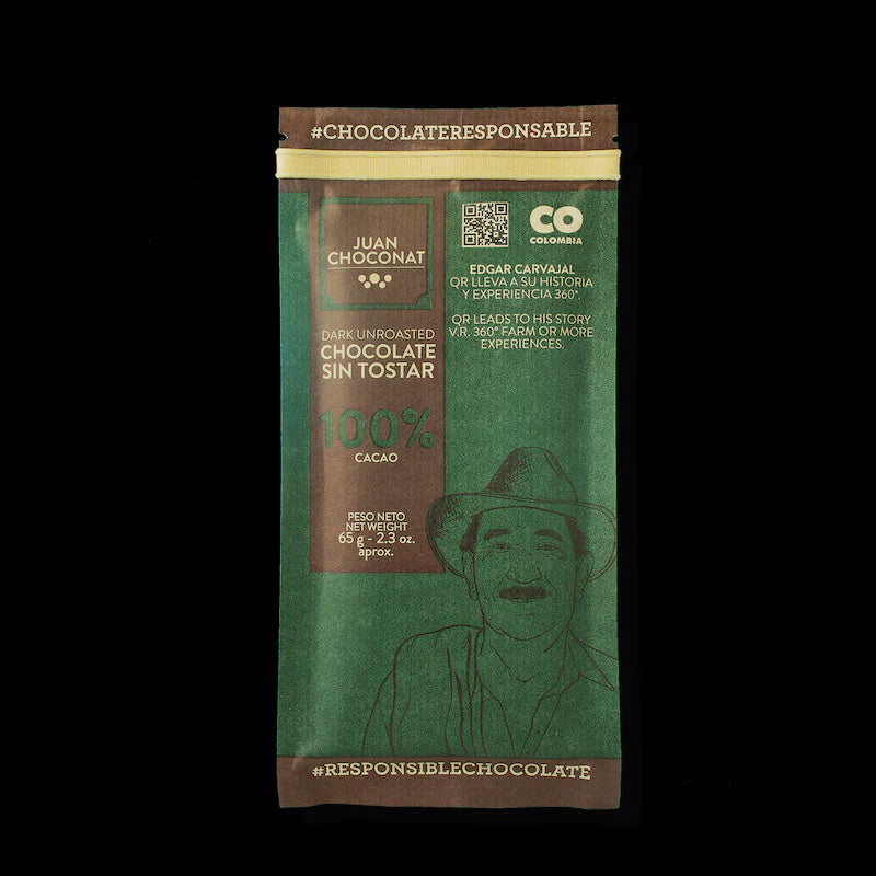 Los Andes Co 100% Unroasted Bar | Buy at The Green Collective