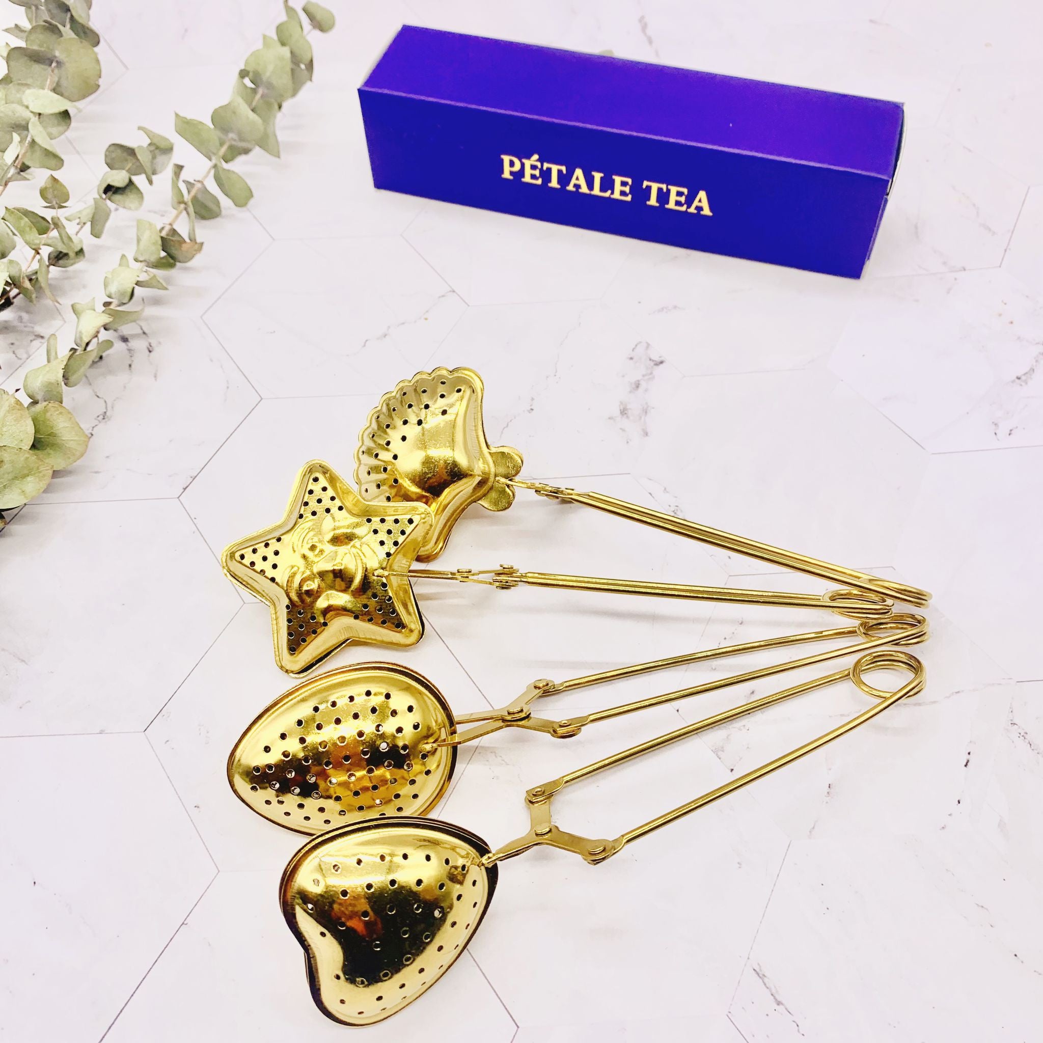 Gold Infuser by Petale Tea | Purchase at The Green Collective