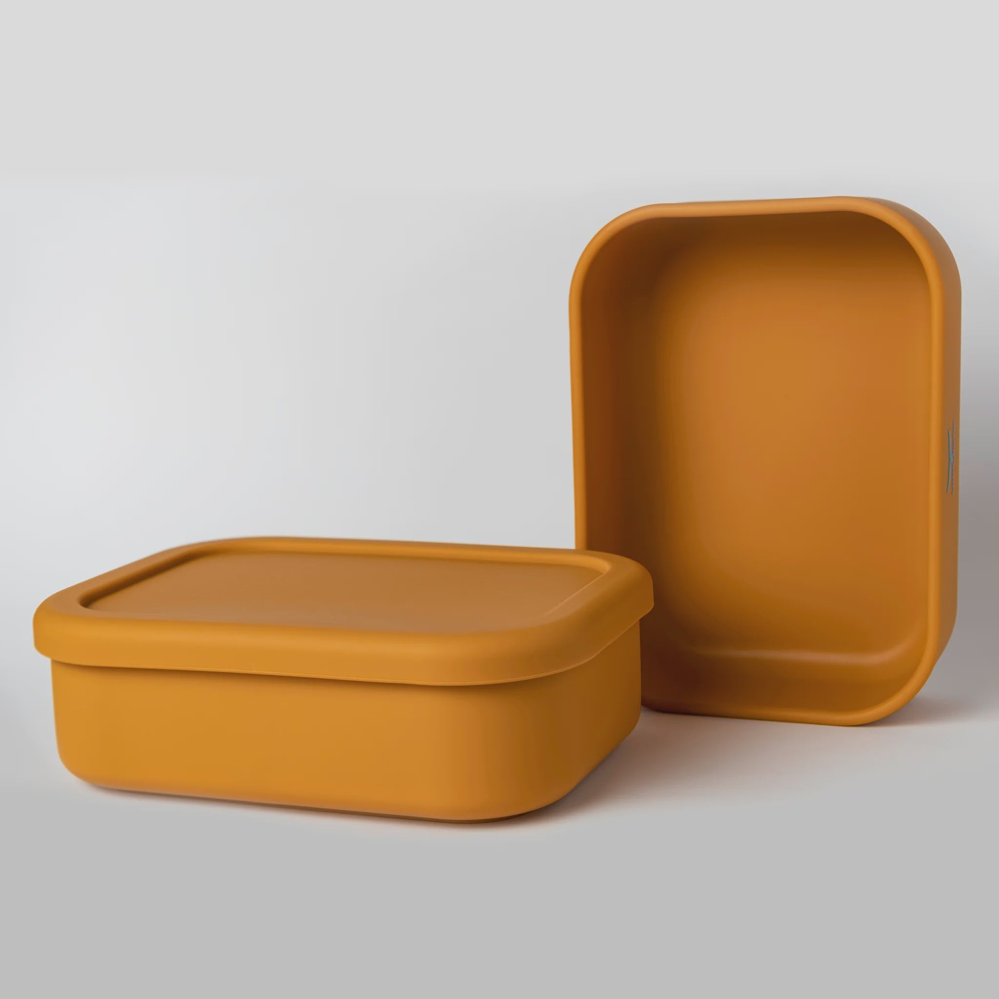 Rectangle Lunch Box with NO Compartments - Mustard
