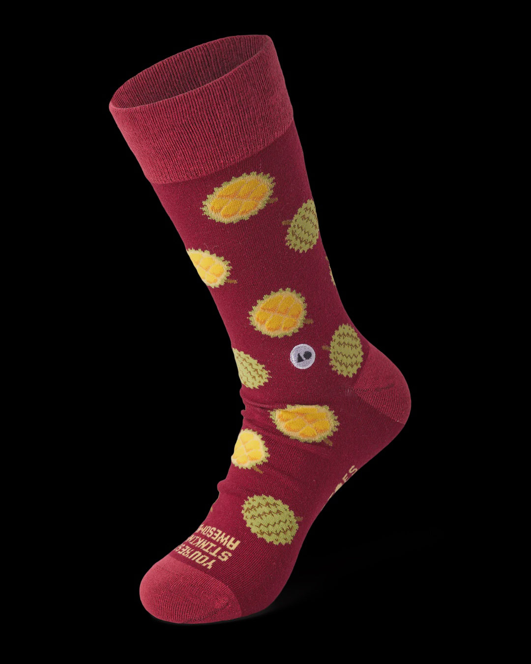 Talking Toes Awesome Durian Crew Sock