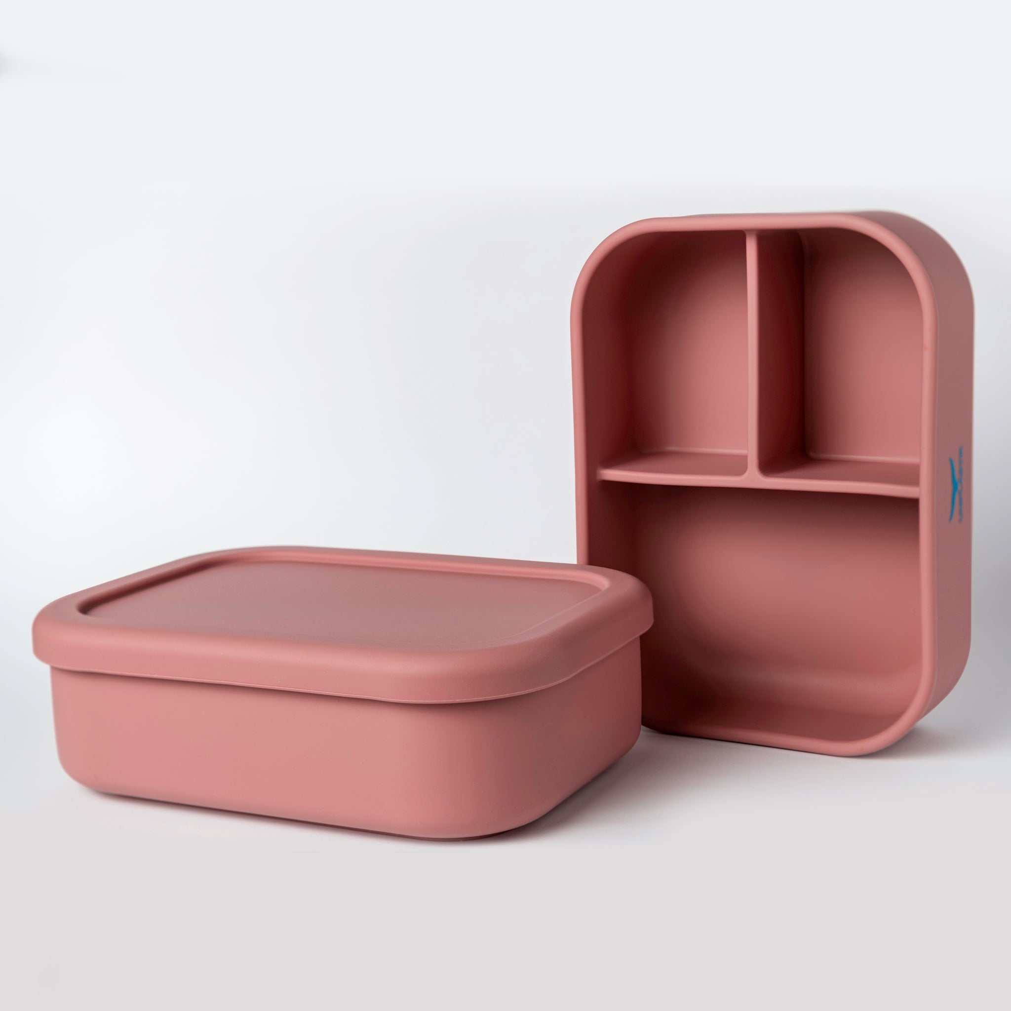 Rectangle Lunch Box with 3 Compartments - Pink