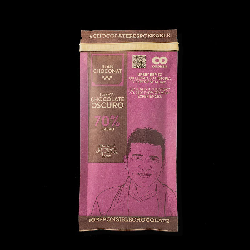 Los Andes Co 70% Dark Chocolate | Buy at The Green Collective