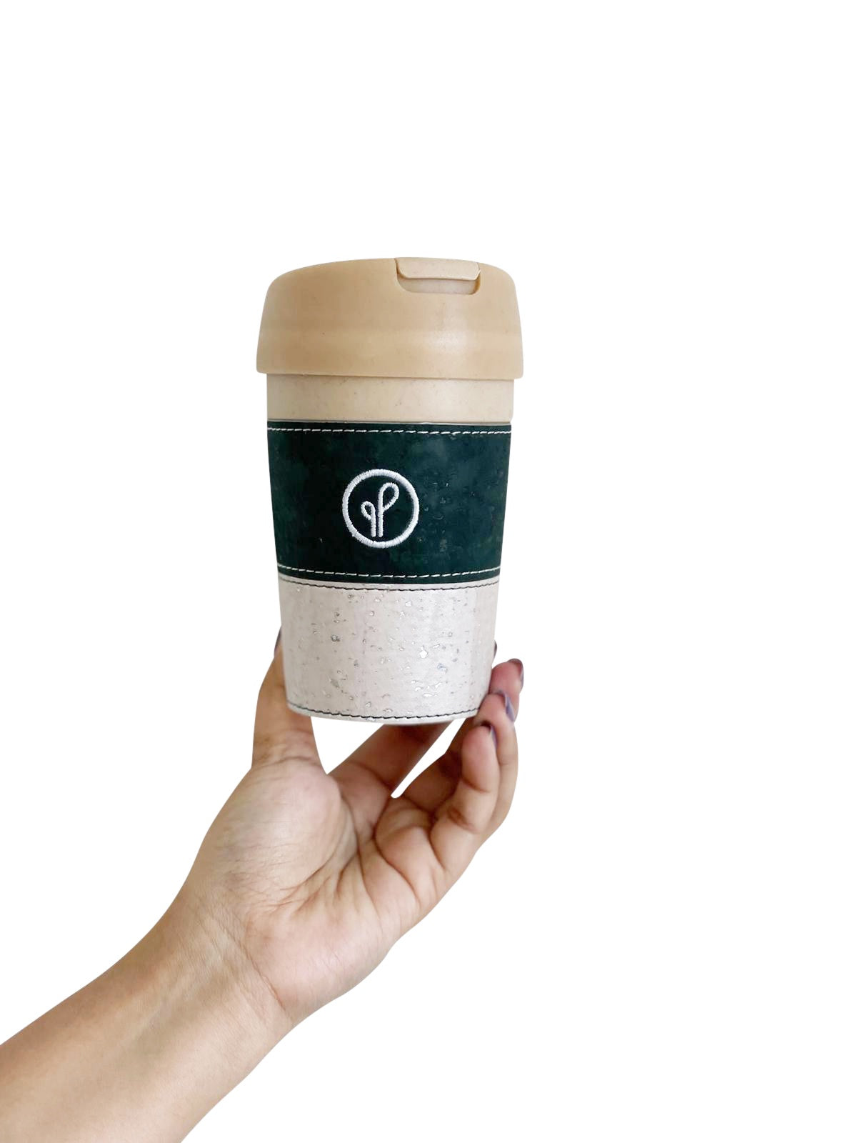 Coffee Cup Green by Purple & Pure | Available at The Green Collective