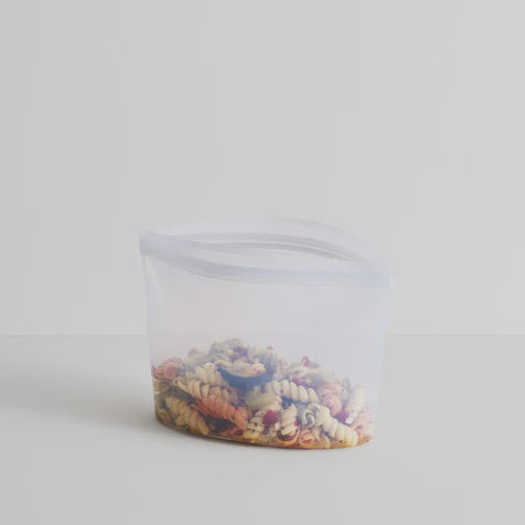 Stasher 4Cup Food Clear Bowl by ERGO | Get it at The Green Collective