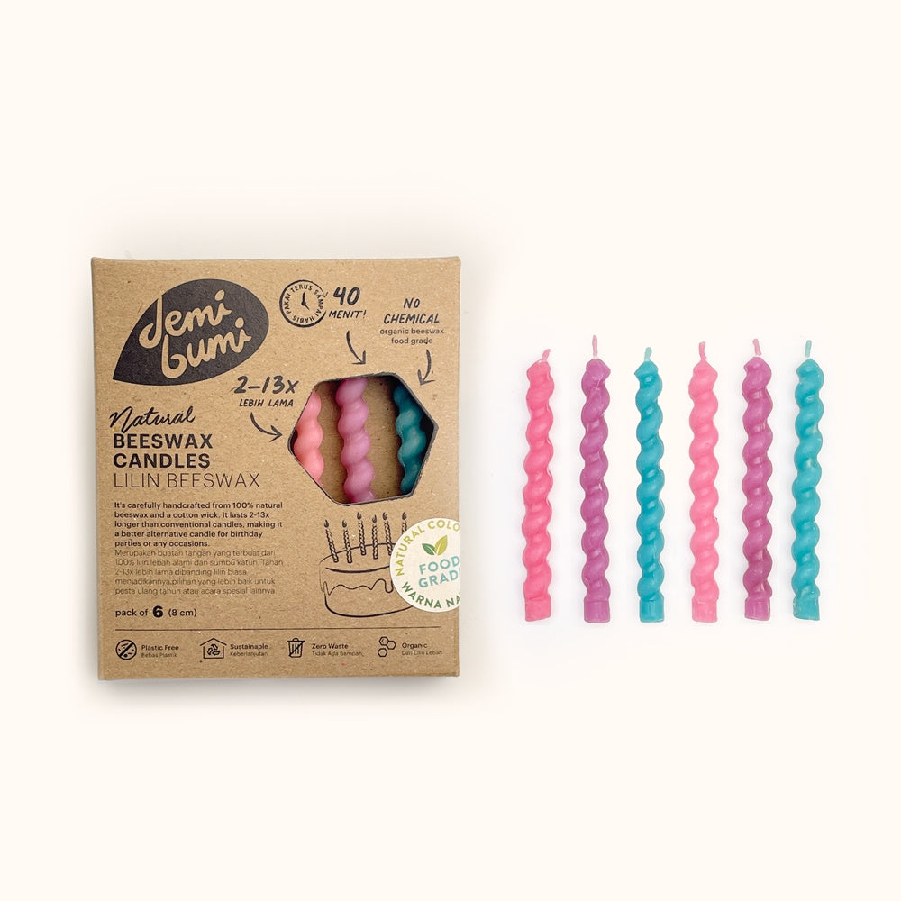 Demibumi Beeswax Candle Candy | Shop at The Green Collective