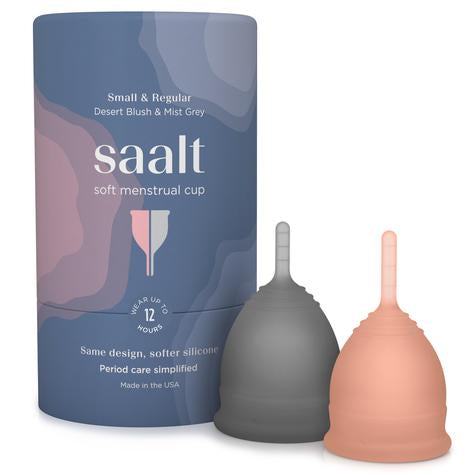 Saalt Soft Menstrual Cup Duo