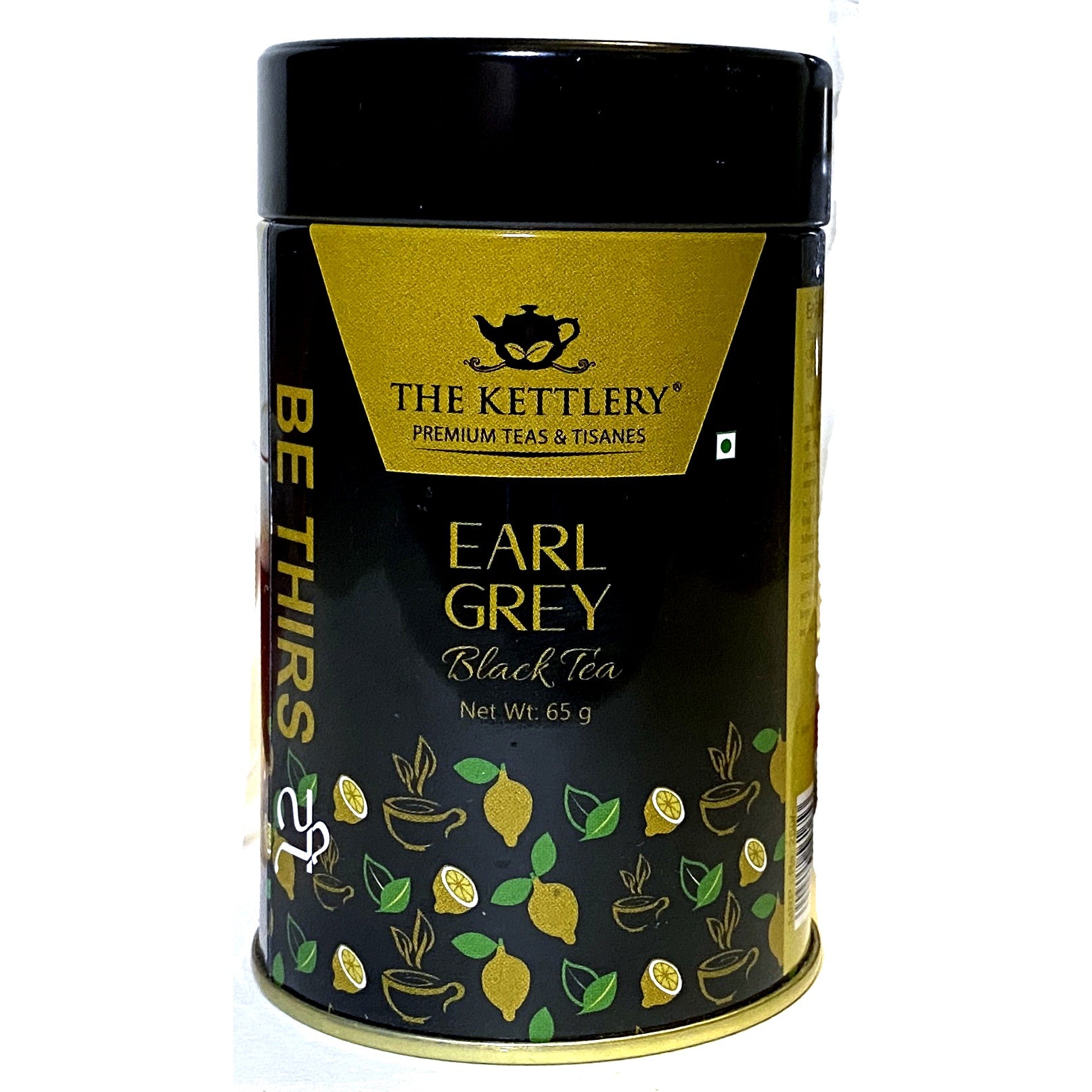 The Kettlery Earl Grey Loose Leaf Black Tea Tin, 65 g