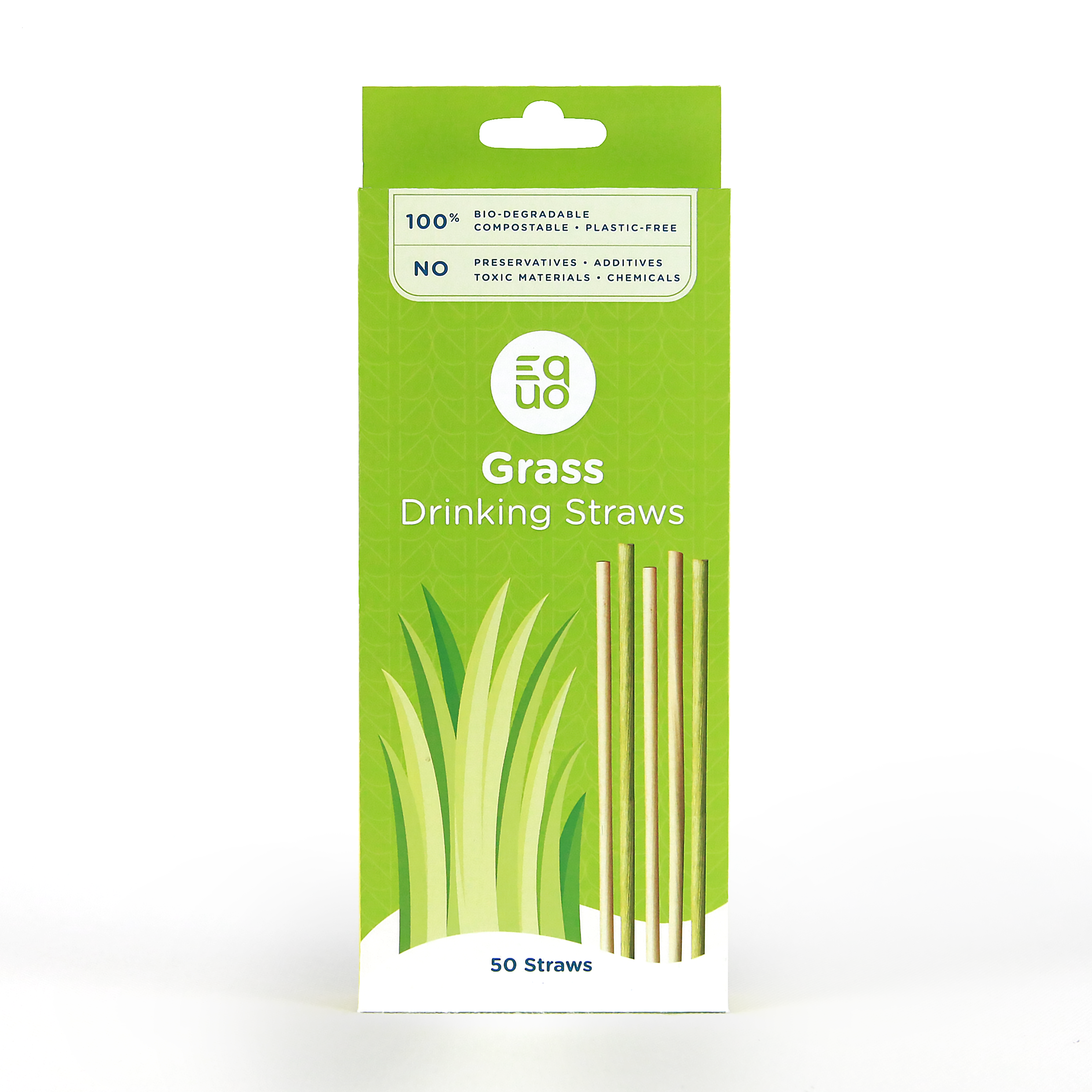 EQUO  Grass Straw Standard Size 50ct pack