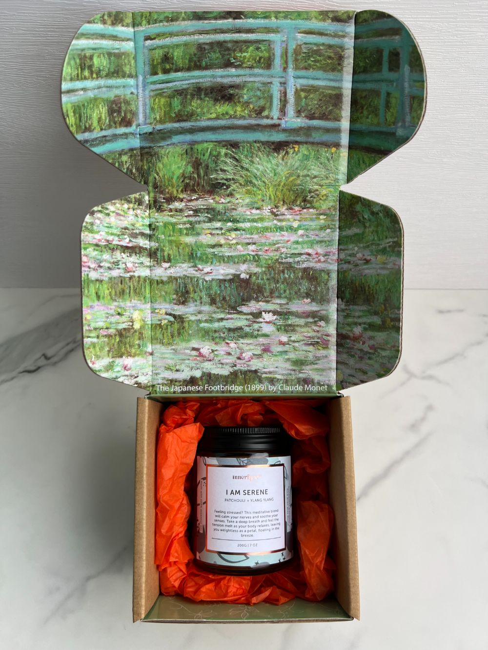 open Individual Gift Box for scented candles
