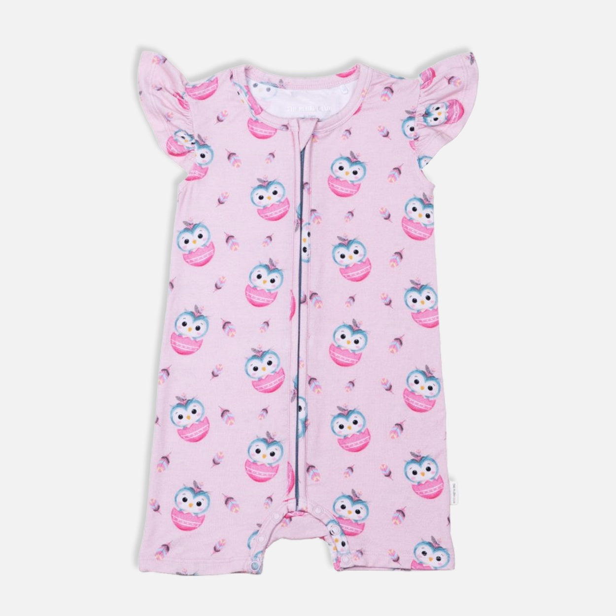 Owlster Half Sleeves Zippie | kids Fashion | The Green Collective SG