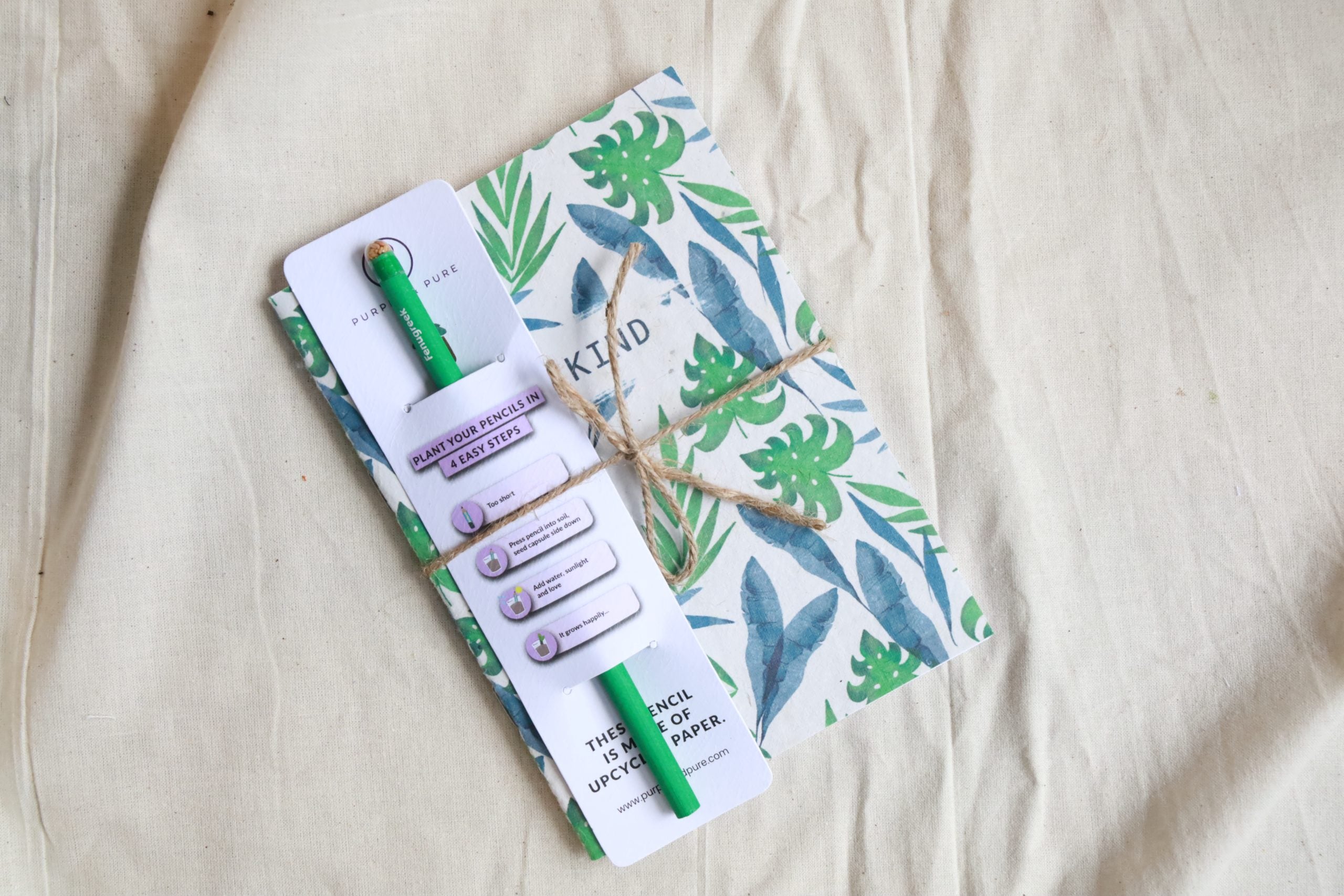 Tropical Pencil Set by Purple & Pure | Get it at The Green Collective