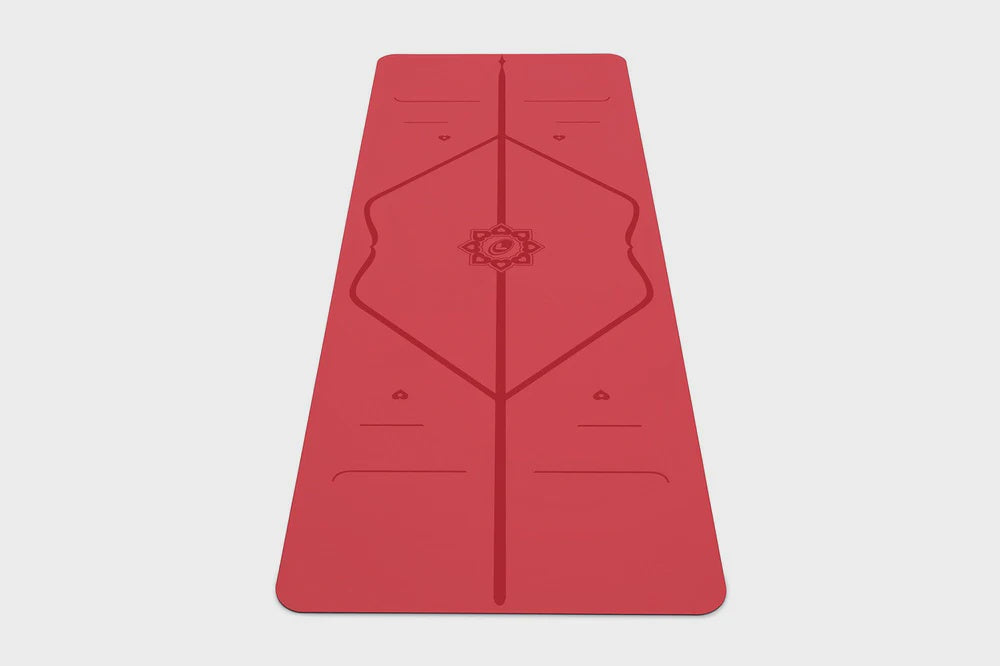 Touch The Toes Yoga Mat Love Red | Buy at The Green Collective