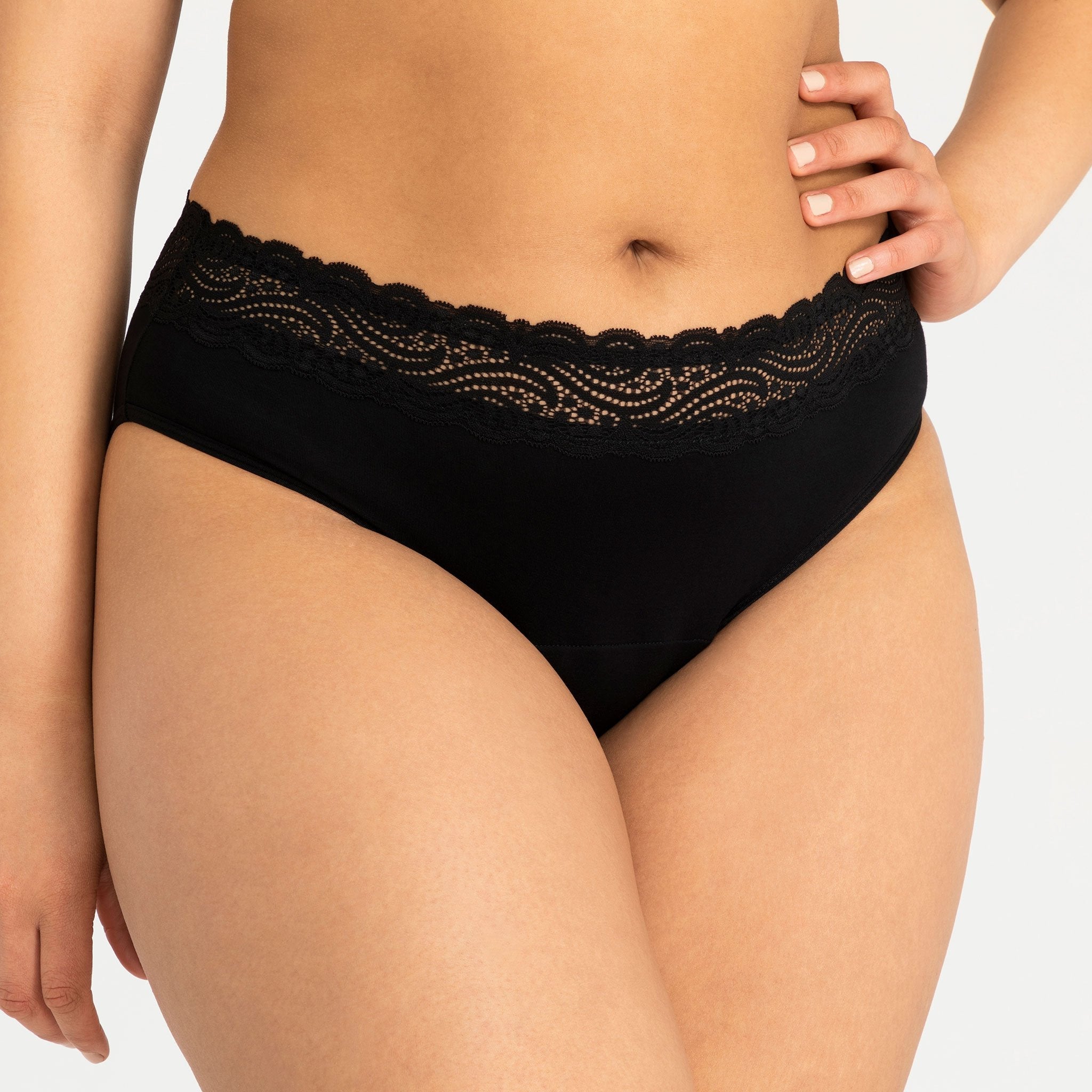 Hi-Waist Overnight by The Period Co. | Available at The Green Collective