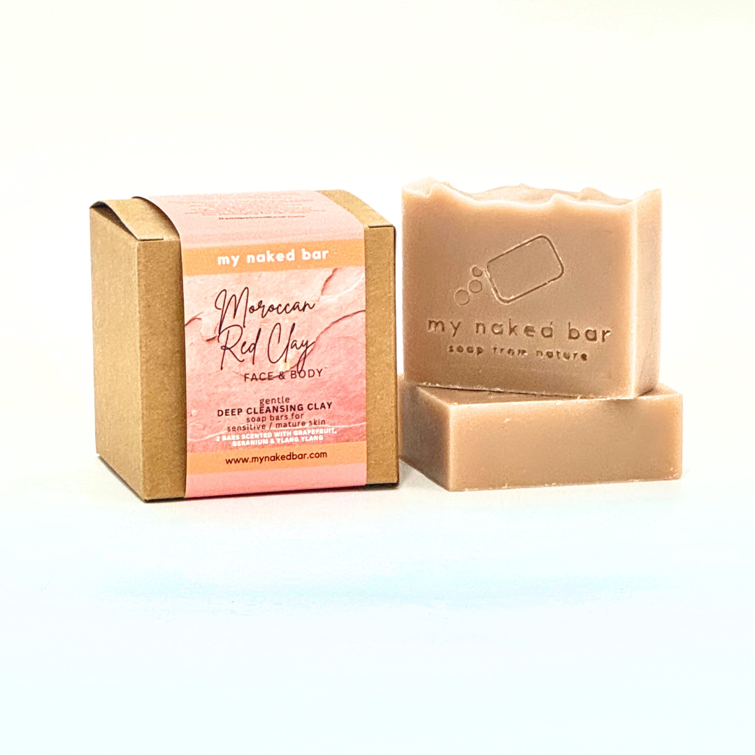 My Naked Bar Moroccan Red Clay Double Bar Gift Box