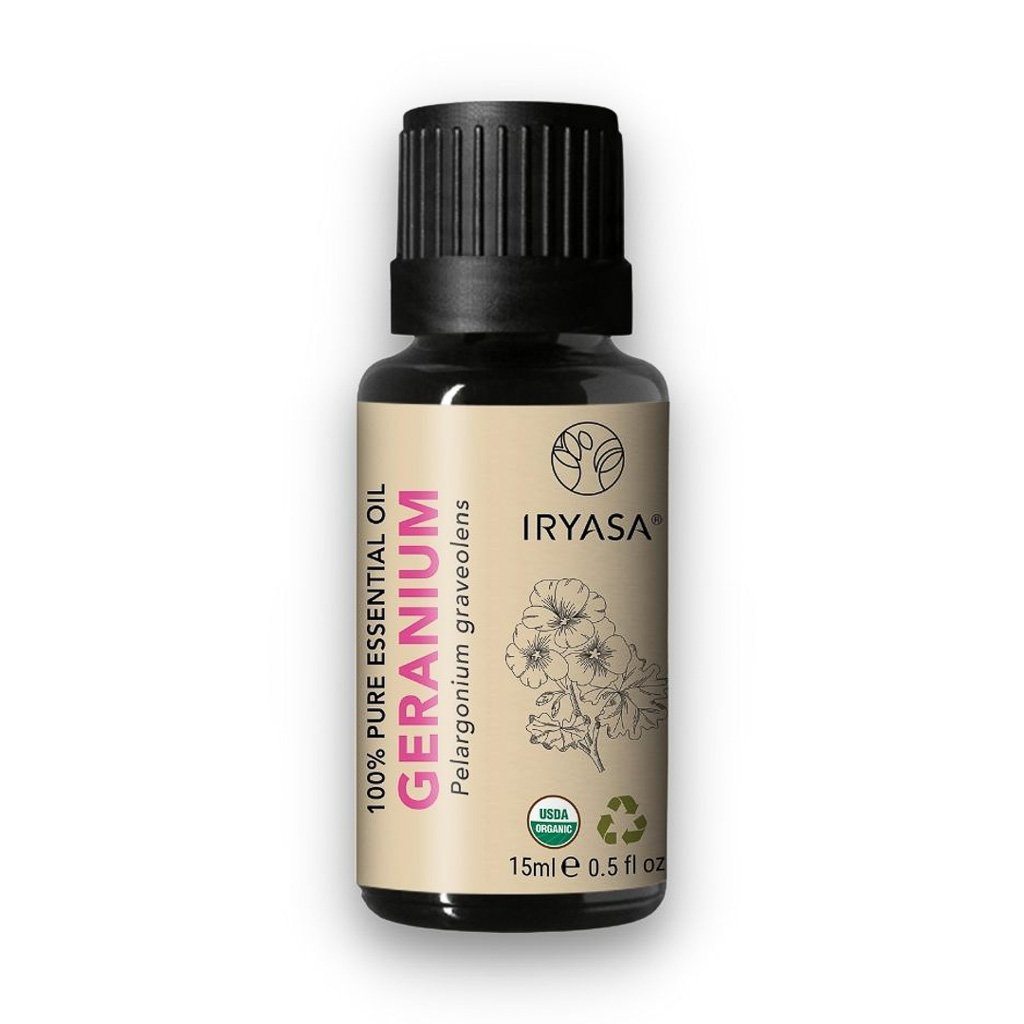 Iryasa Geranium Essential Oil | Get it at The Green Collective