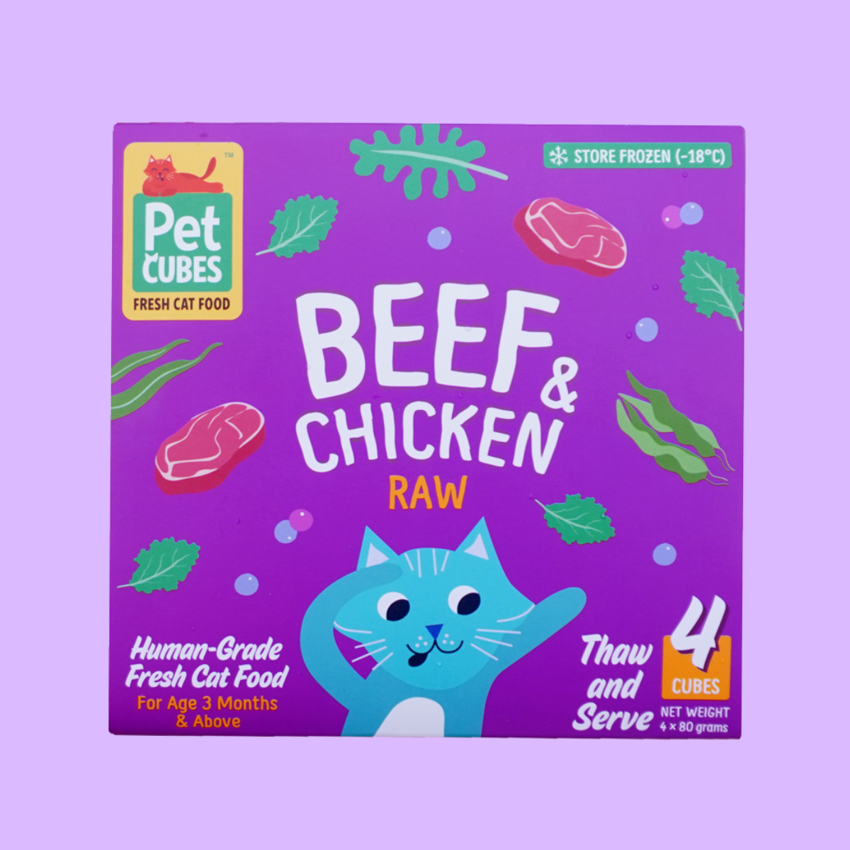 Raw Beef & Chicken for Cats (Trial)