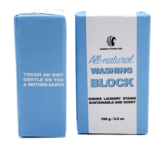 Block 100g by Bamboo Straw Girl | Shop at The Green Collective