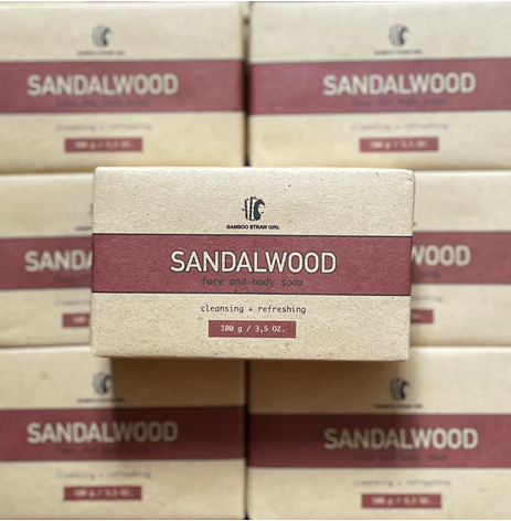 Sandalwood face & body soap (100g) | Bodycare | The Green Collective SG