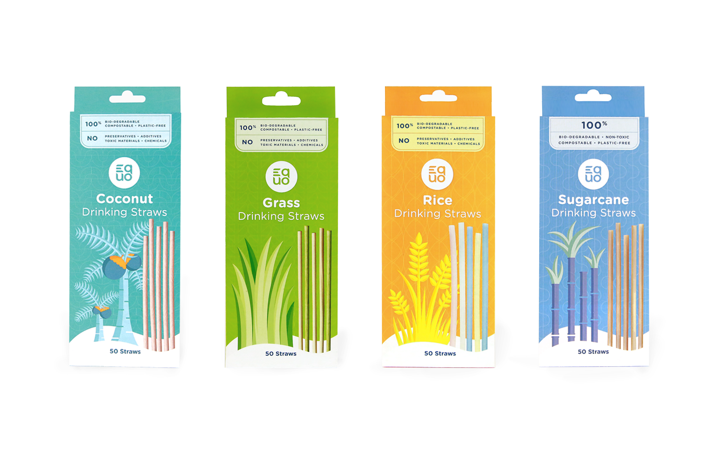 Equo Sugarcane Straws | Buy at The Green Collective