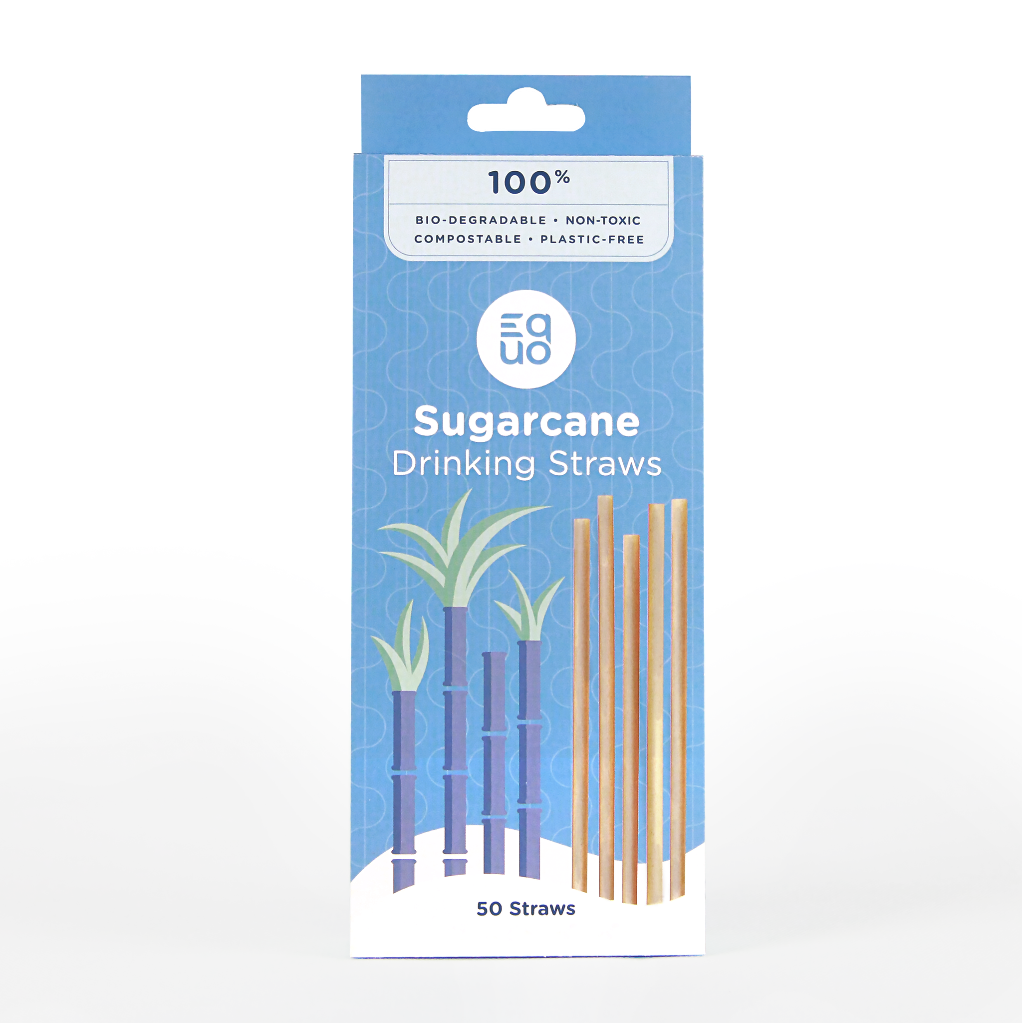 Pailles EQUO en canne à sucre